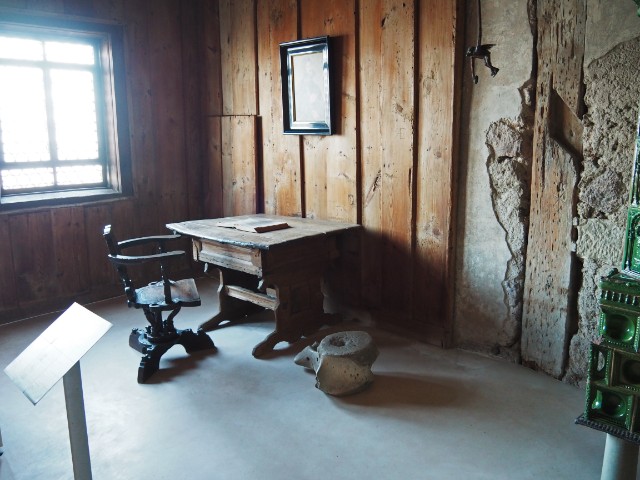 5 – The room and desk at Wartburg Castle where Luther translated the entire bible into German